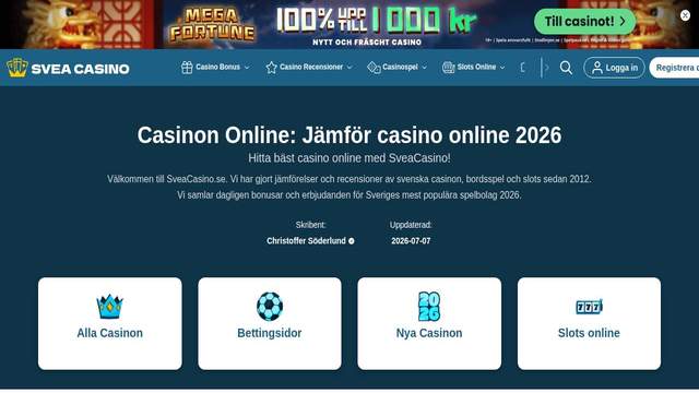 Svea Casino casino screenshot