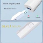 Mini UV-lampa för gellack med snabb laddning – fulladdad på bara 1 timme
